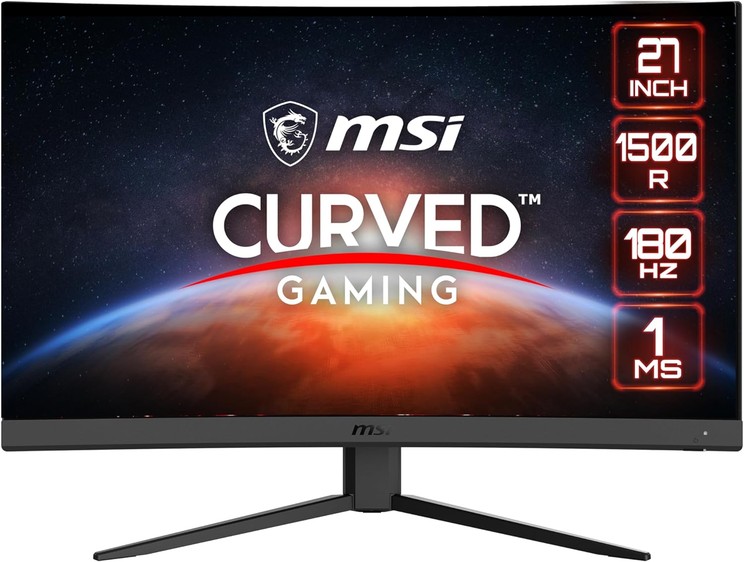Immersive Gaming: MSI 27 180Hz Curved Monitor