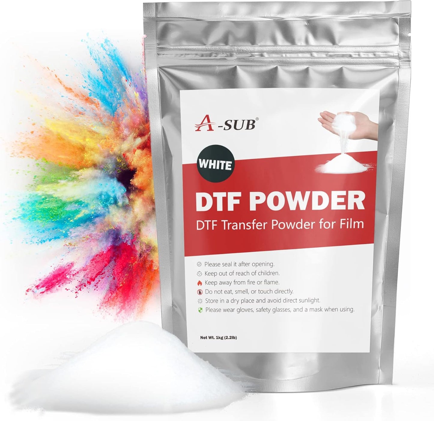 White DTF Powder for Vibrant Digital Prints!