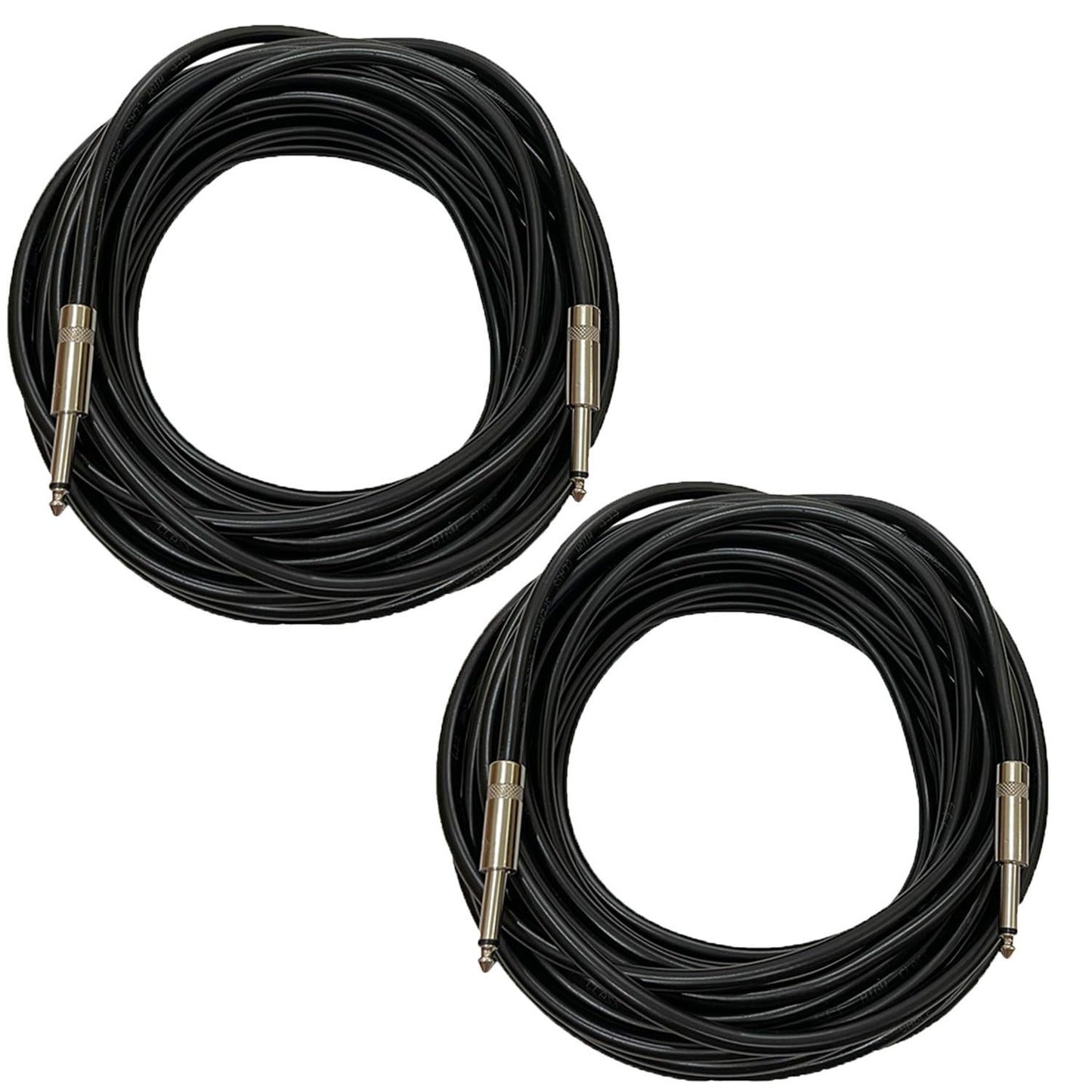 Professional 50 Feet 12 Gauge Speaker Cables for DJs and PA