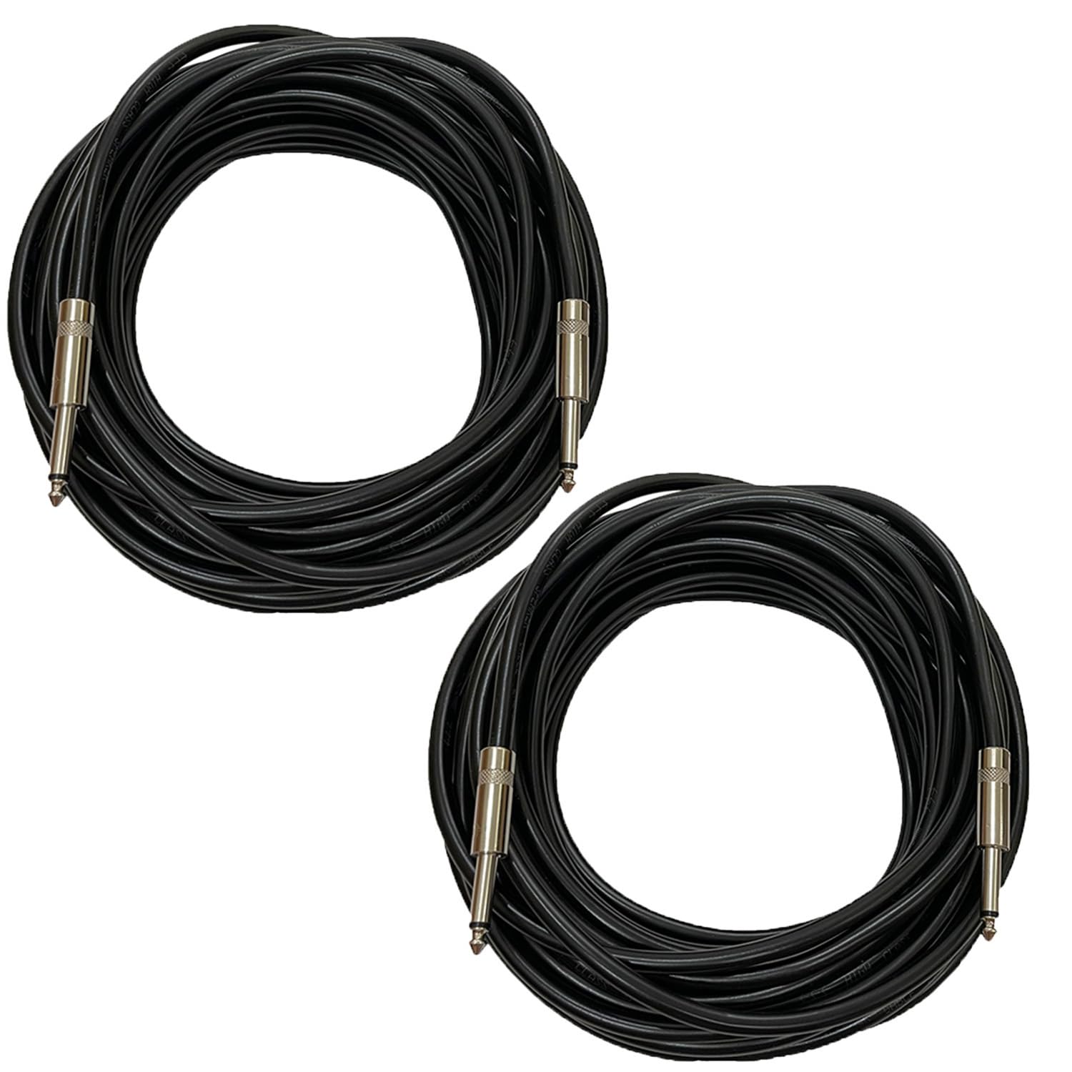 Professional 50 Feet 12 Gauge Speaker Cables for DJs and PA