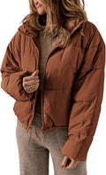 Dokotoo Womens Winter Quilted Puffer Jacket - Lightweight Warmth