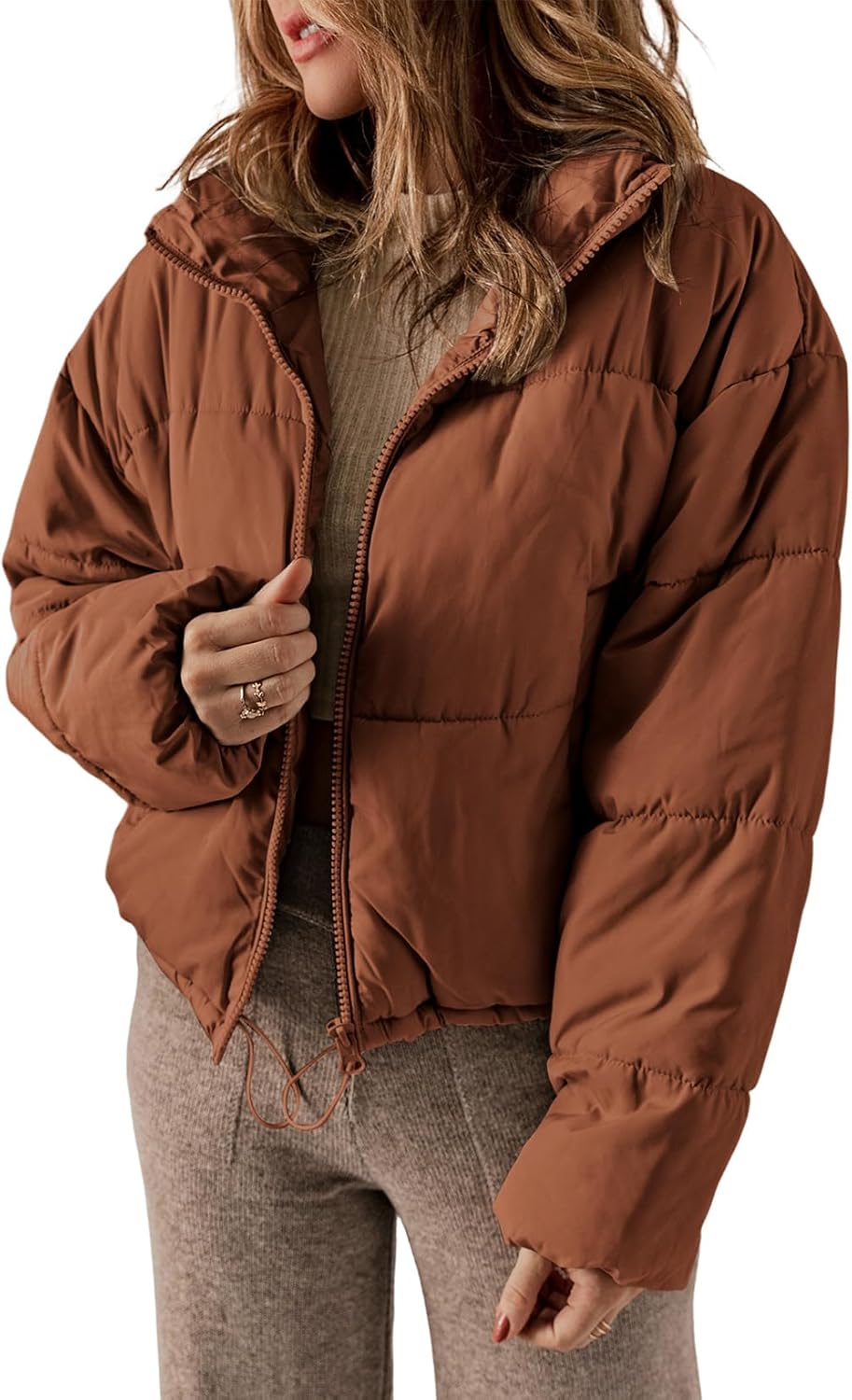 Dokotoo Womens Winter Quilted Jackets for Cozy Comfort