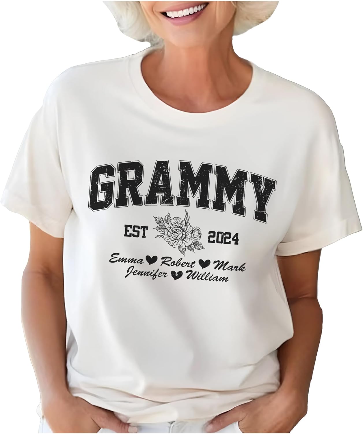 Custom Grandma Est Shirt - Perfect Mother's Day Gift!