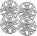 Premium 16 in Silver Hubcaps for 2015-2024 Ford Transit Vans - Heavy