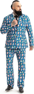 Men's Christmas Party Suit Funny Costume Novelty Jacket Trousers Our