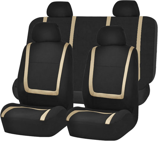 Universal Fit Car Seat Covers Full Set - Stylish and Durable