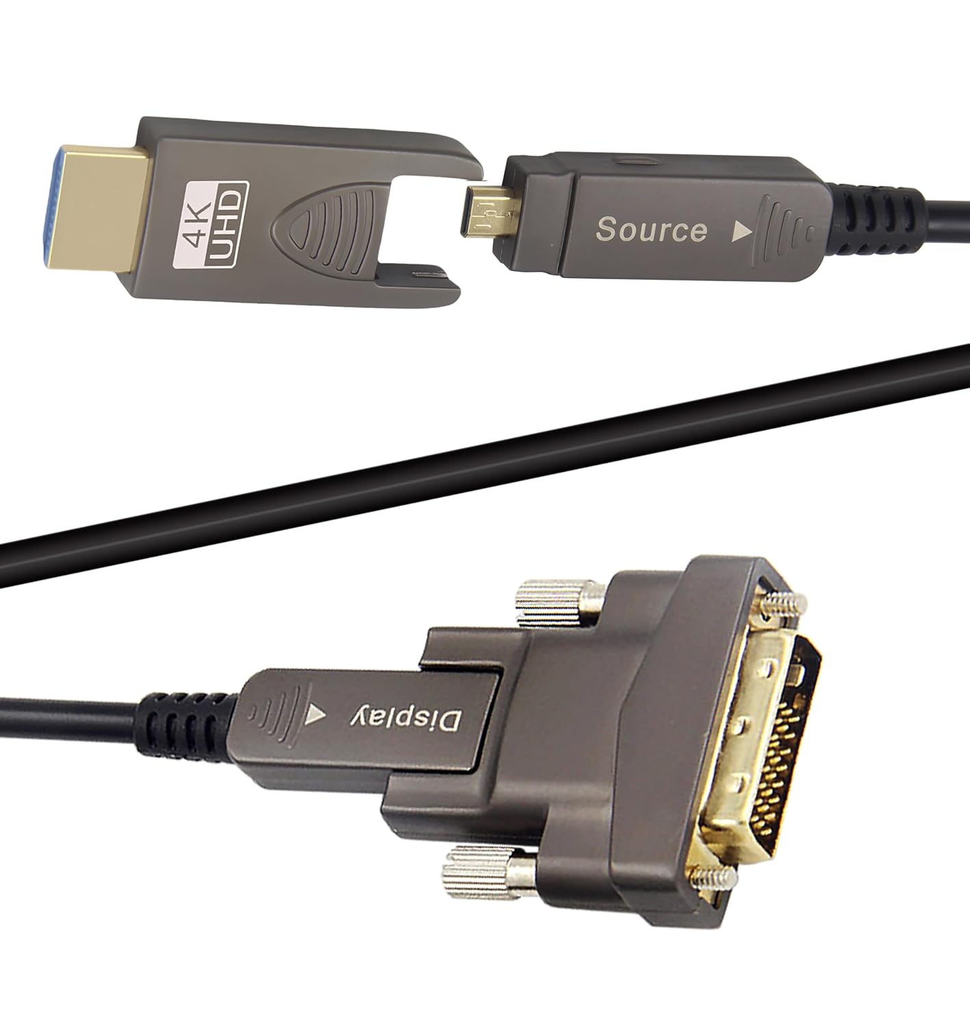 7.5ft 4K HDMI DVI Cable for Projector, Xbox, and PS