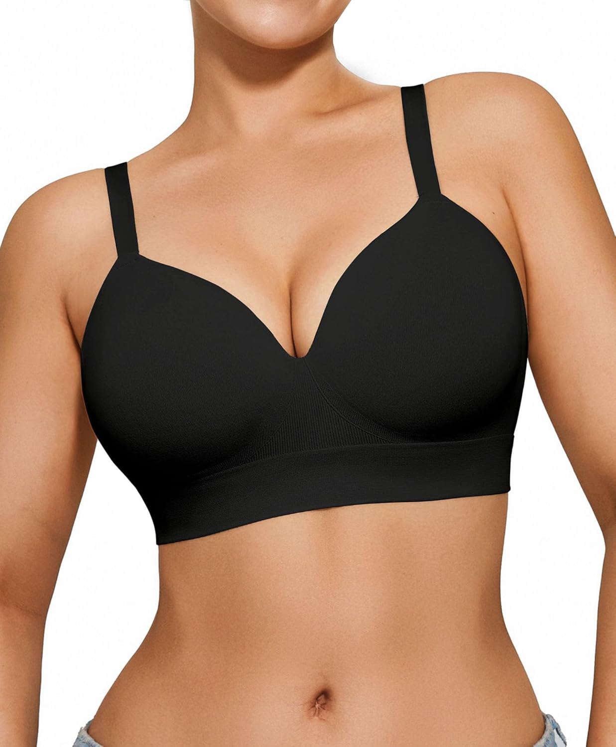 Popilush Wireless Seamless Bras for Women - Comfort & Style