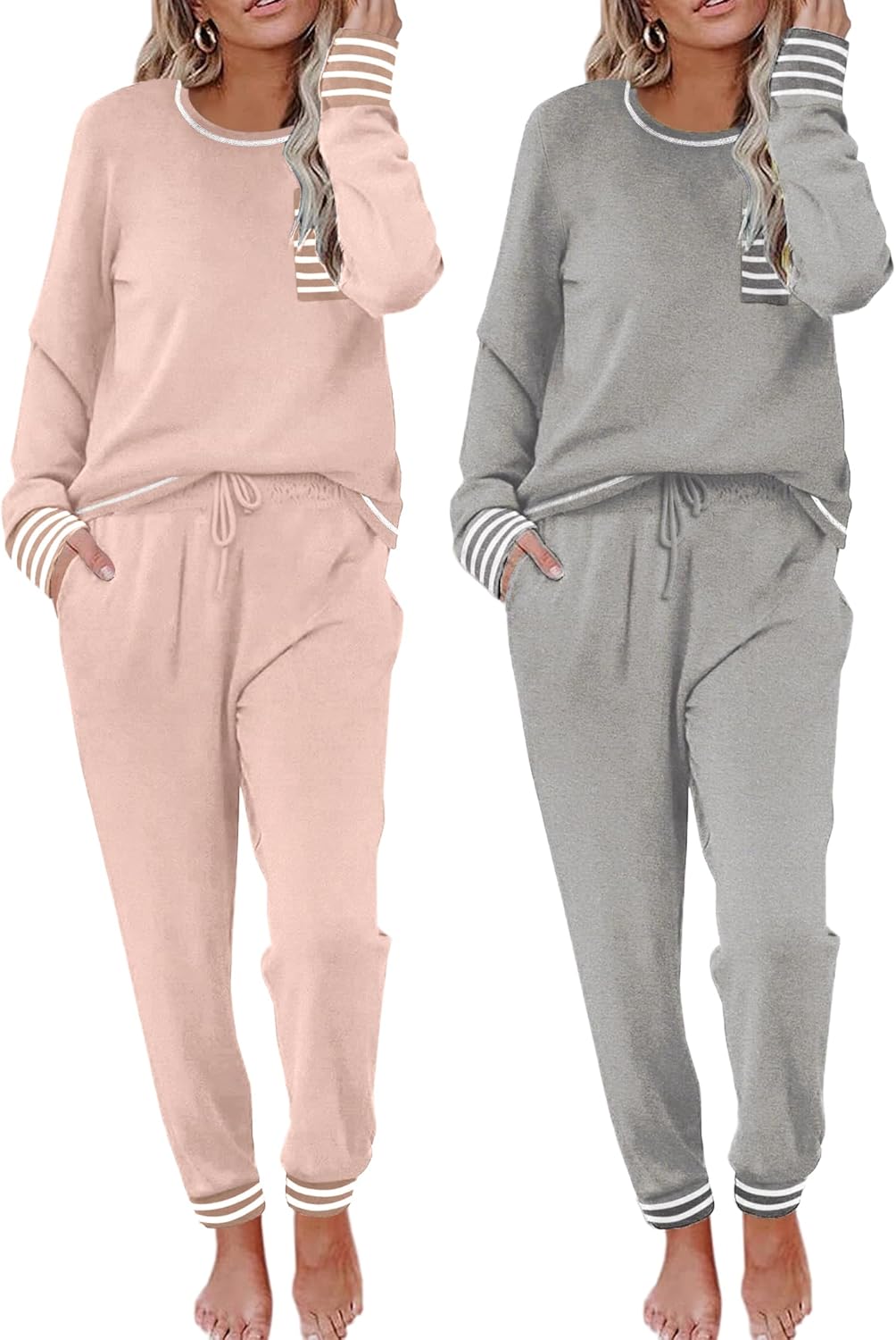 Ekouaer 2 Pack Womens Pajama Sets for Ultimate Comfort