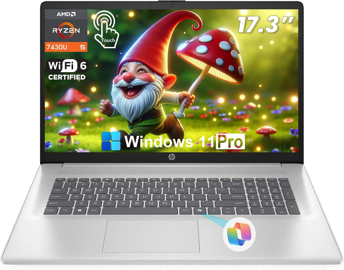 HP 17-inch Touchscreen Laptop with 64GB RAM and 2TB SSD