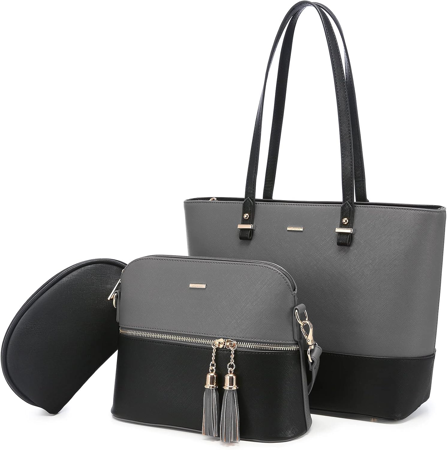 LOVEVOOK Handbags for Women - Stylish 3pcs Purse Set