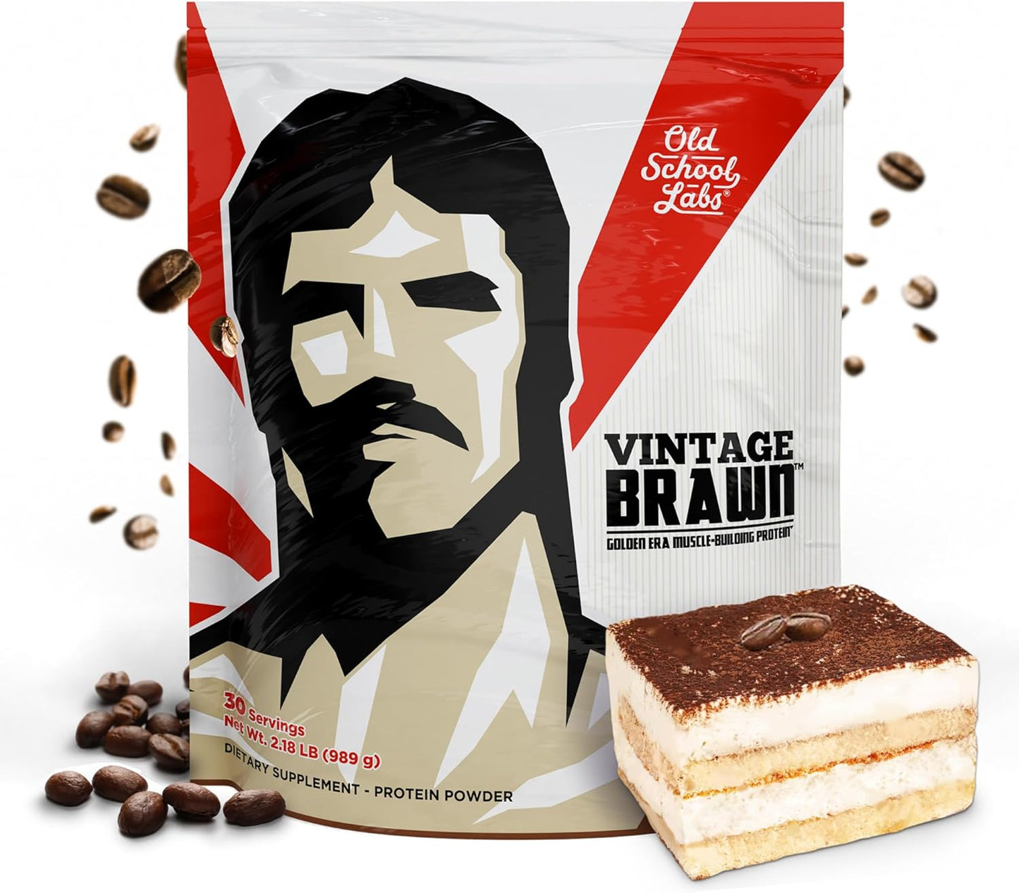 Vintage Brawn Protein Powder Isolate for Muscle Recovery Drink
