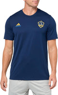 adidas Men's LA Galaxy MLS Short Sleeve T-Shirt - Game Day Comfort