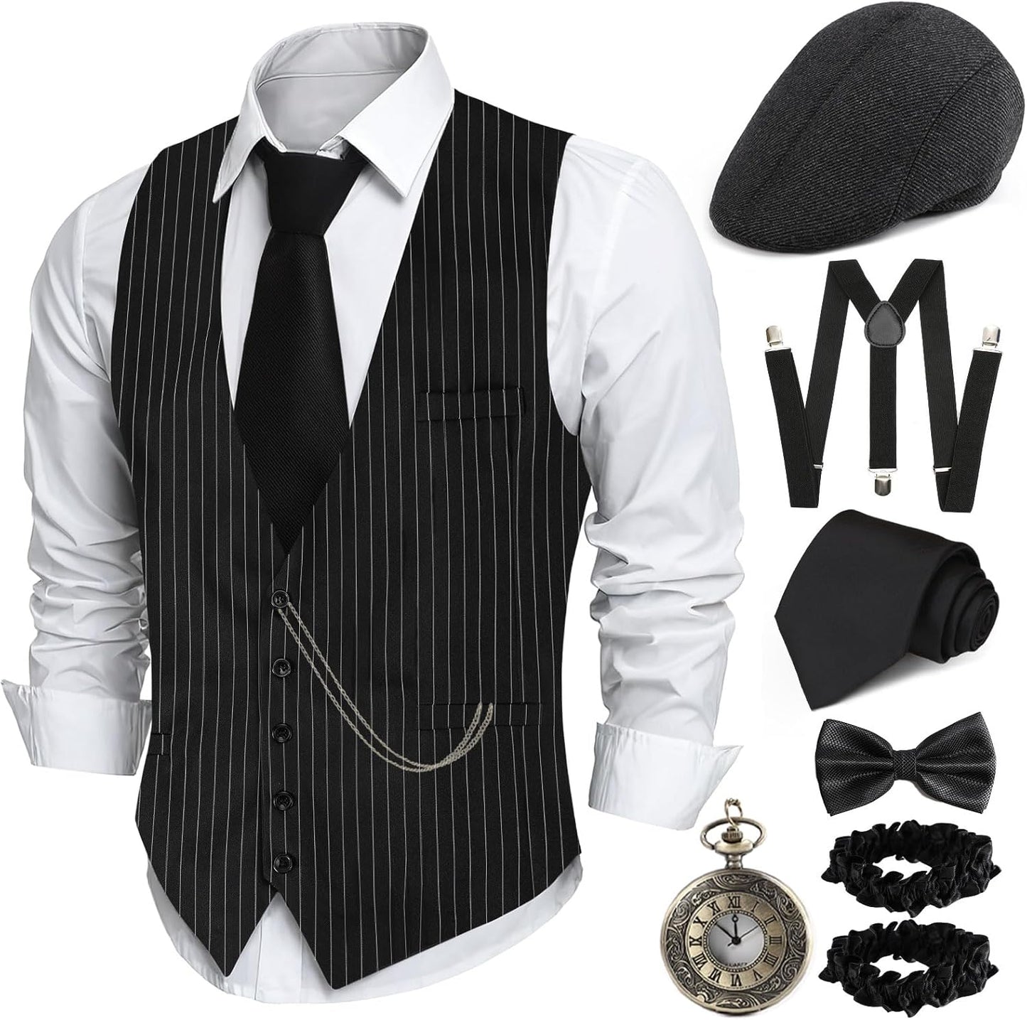 1920s Mens Costume Accessories for Roaring 20s Parties