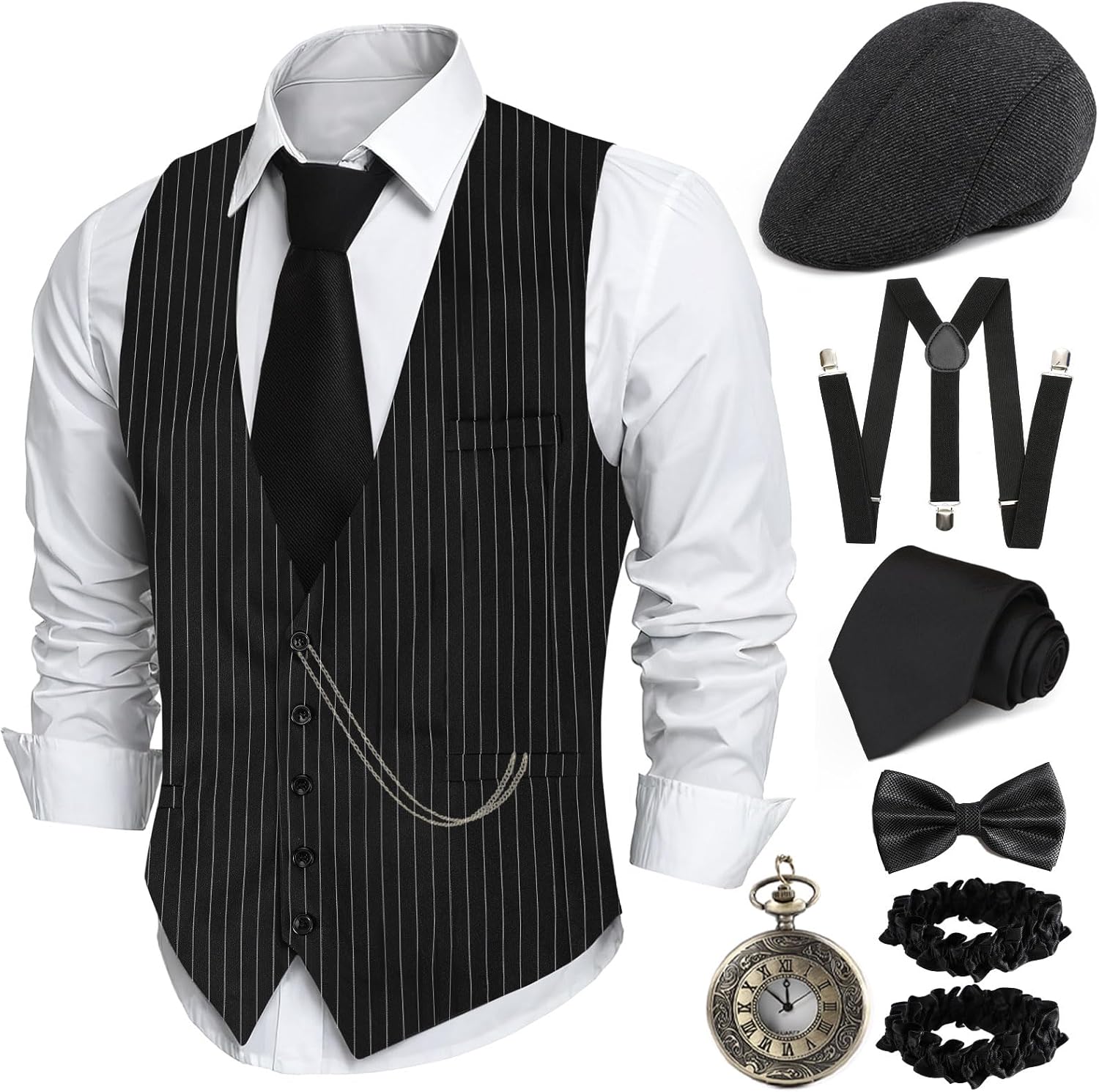 1920s Mens Costume Accessories for Roaring 20s Parties