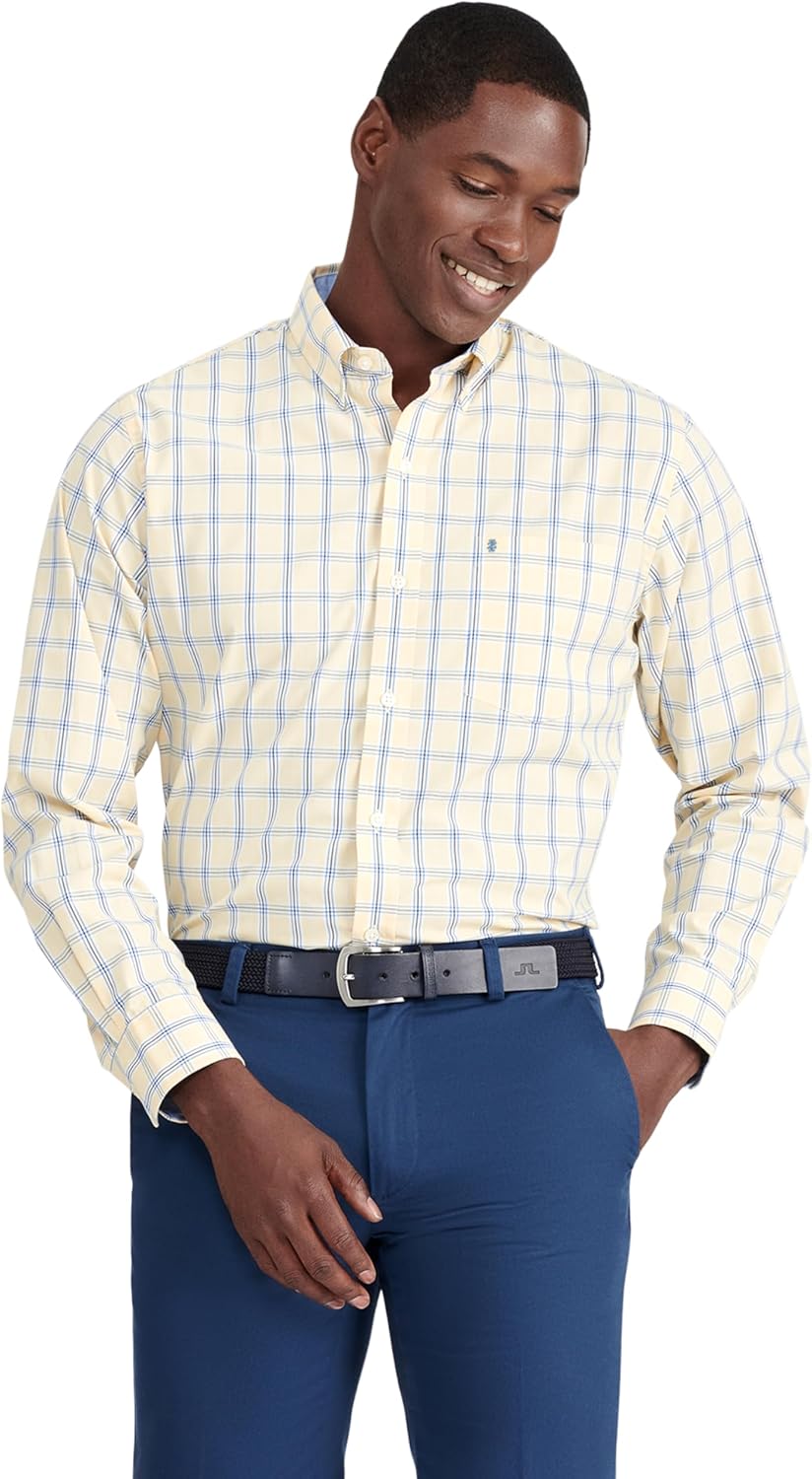IZOD Men's Performance Comfort Long Sleeve Plaid Shirt Review