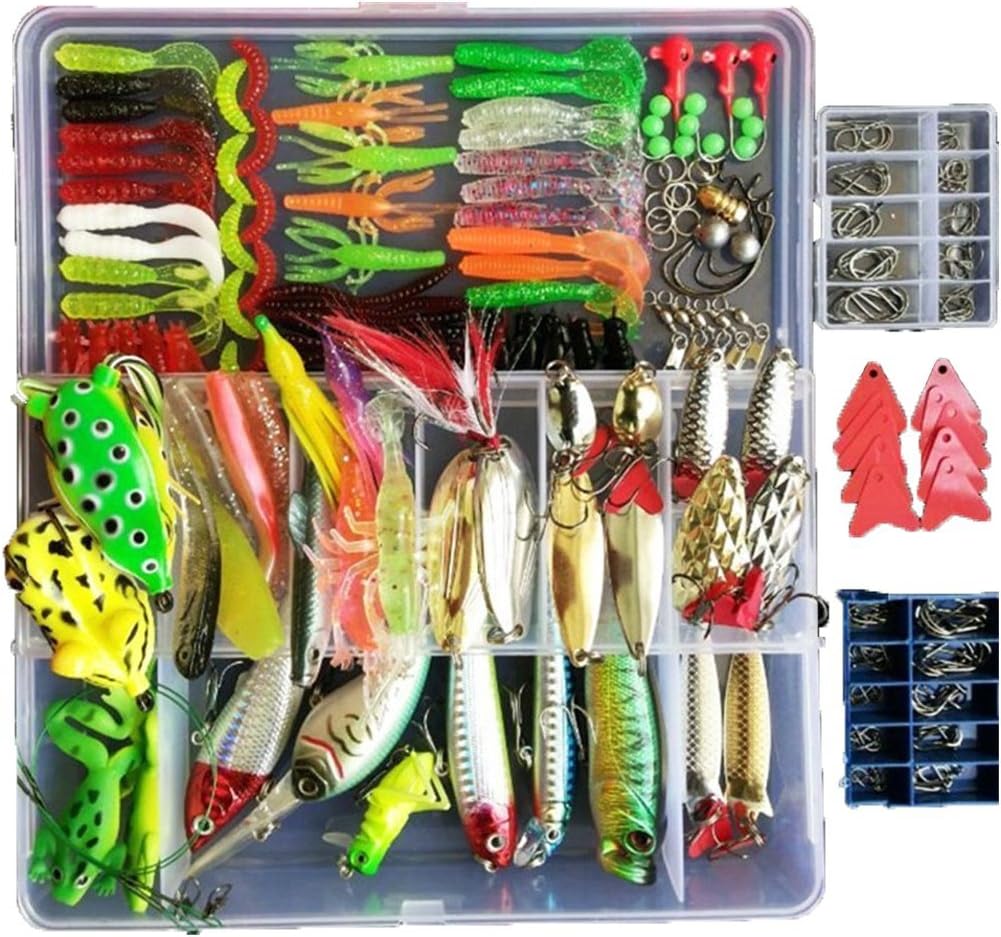 Topconcpt 275-Piece Fishing Lure Kit - Ultimate Bass & Trout Selection