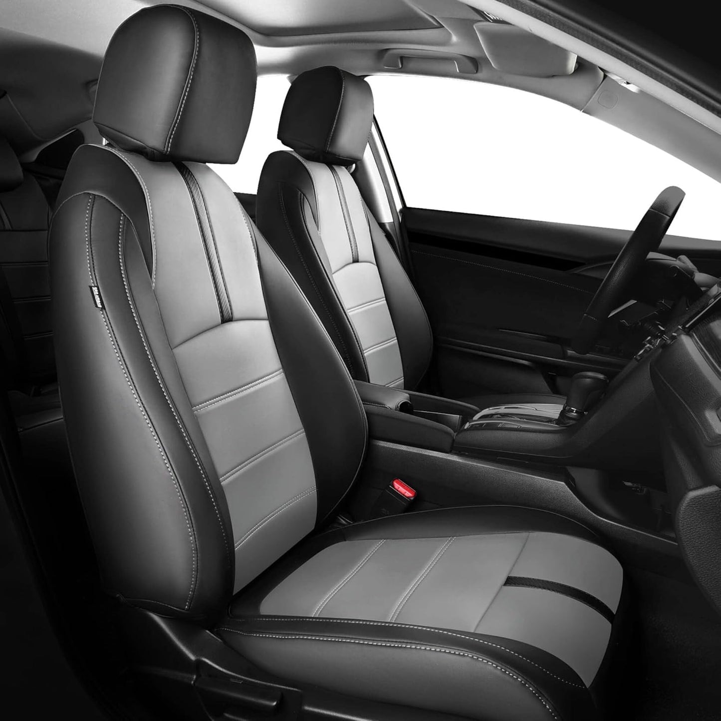 Leather Seat Covers for Honda Civic Sedan 2016-2021 - Full Set
