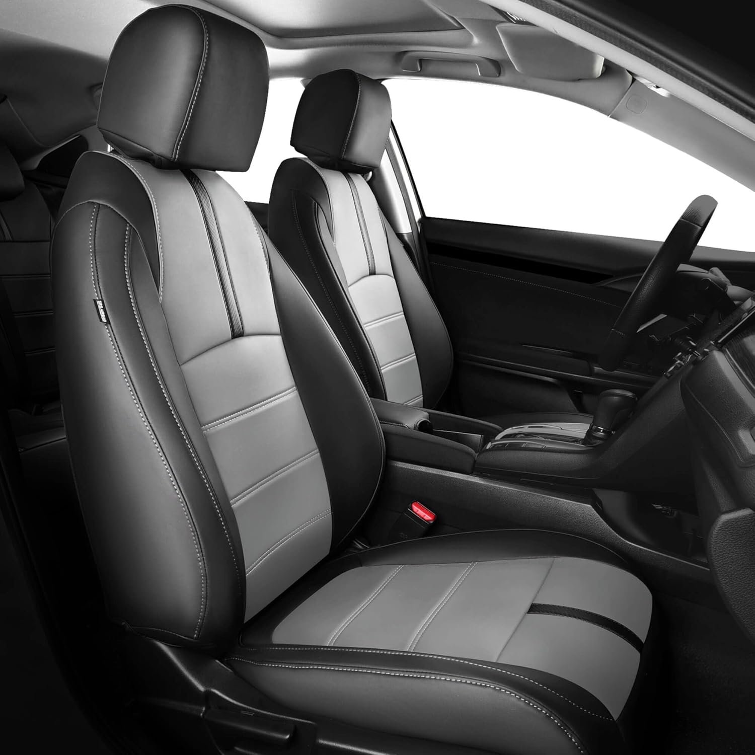 Leather Seat Covers for Honda Civic Sedan 2016-2021 - Full Set