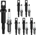 Ignition Coil & Spark Plugs Set of 6 Compatible with BMW 3.0L