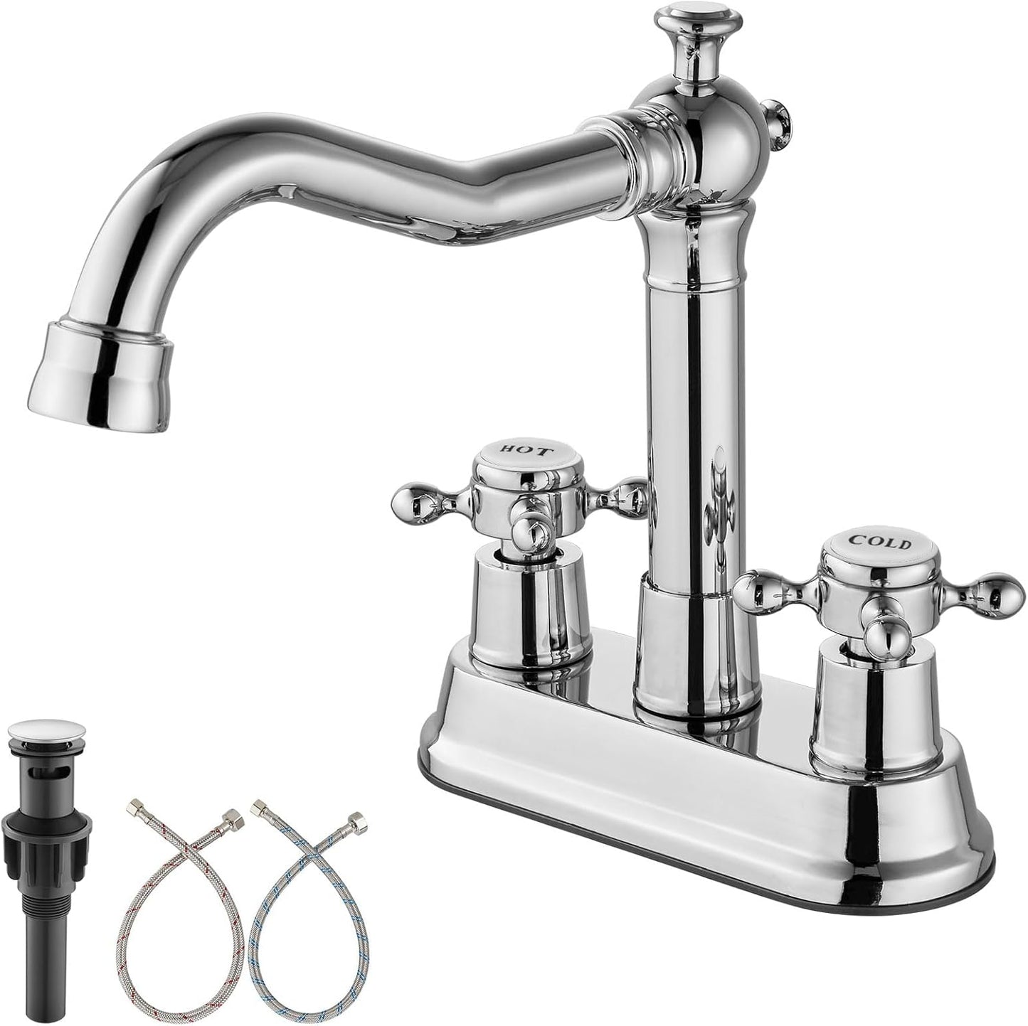 Aolemi Vintage 4 Inch Centerset Bathroom Sink Faucet Review