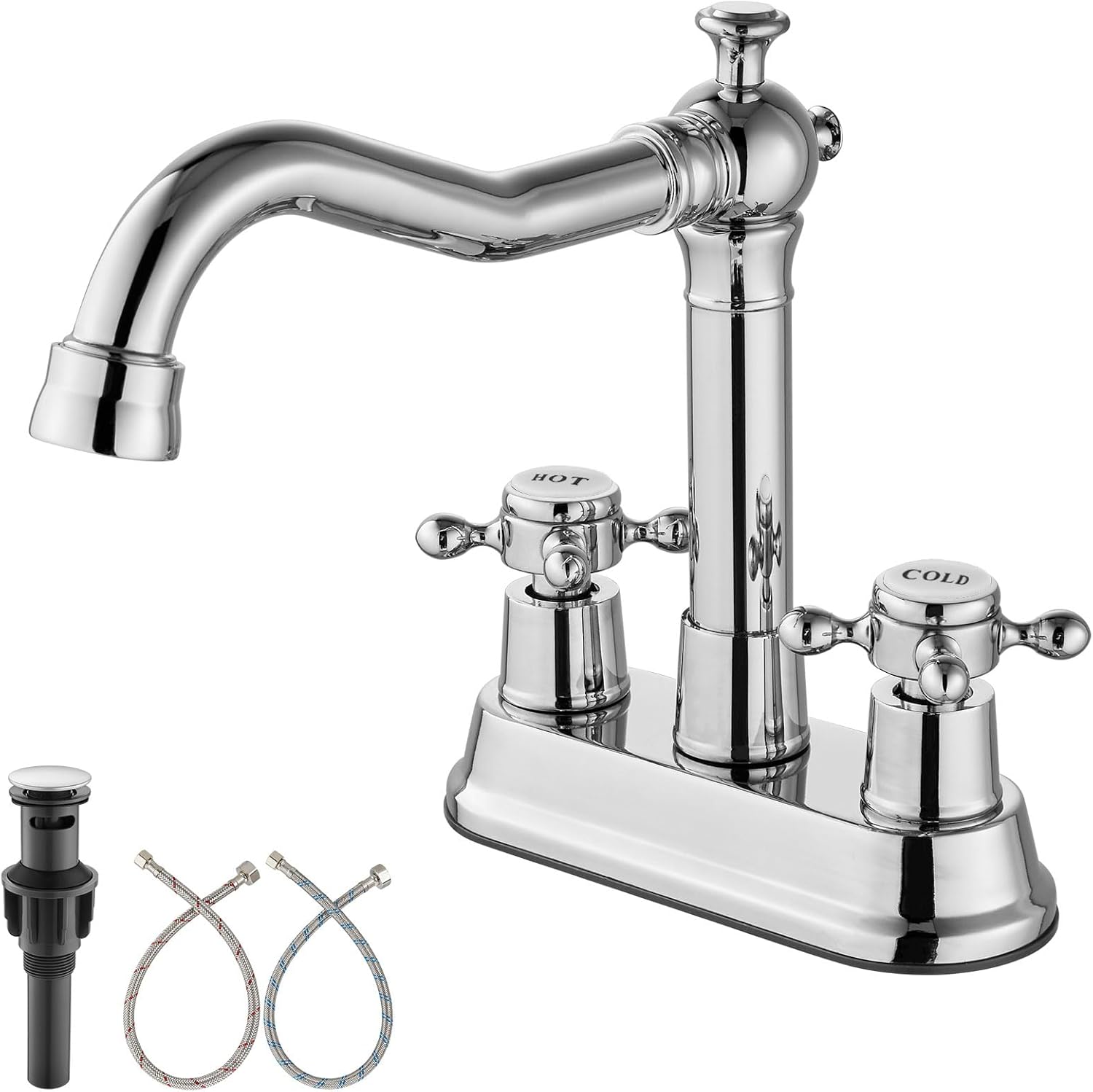 Aolemi Vintage 4 Inch Centerset Bathroom Sink Faucet Review