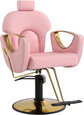 Barber Chair for Hair Stylist with Adjustable Height and Comfort
