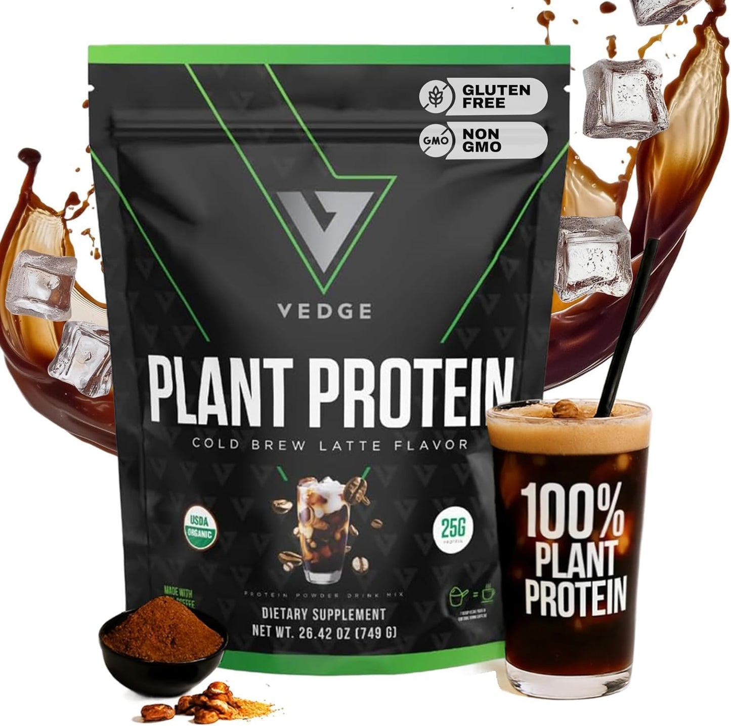 Vedge Vegan Protein Powder - Organic Plant-Based Protein Blend