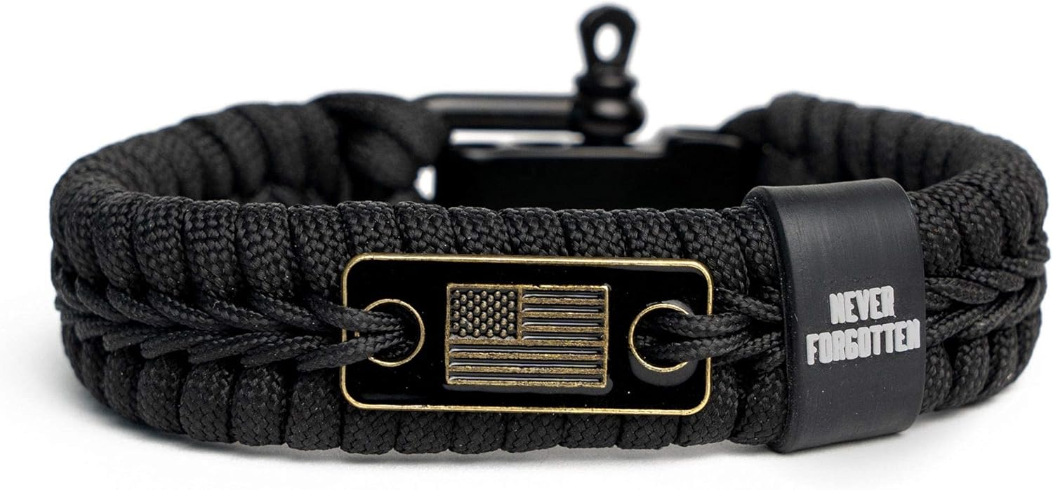 Tactical Survival Bracelet for Men - Supports Veterans