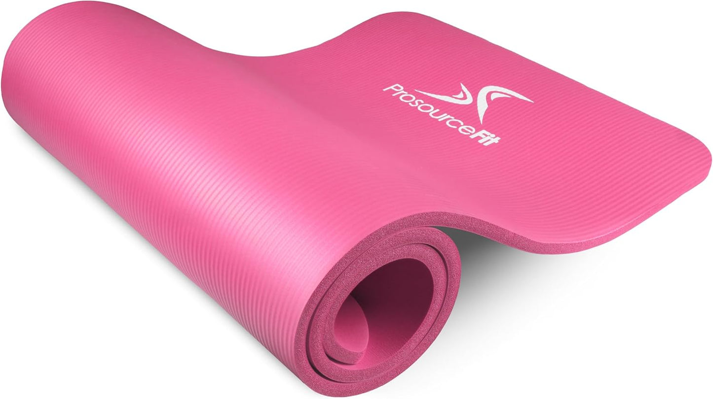 ProsourceFit 1 Extra Thick Yoga Mat, 71 Long, Purple