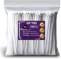 1000pcs 12in Nylon Zip Ties 50 lb Tensile Strength - Heavy Duty