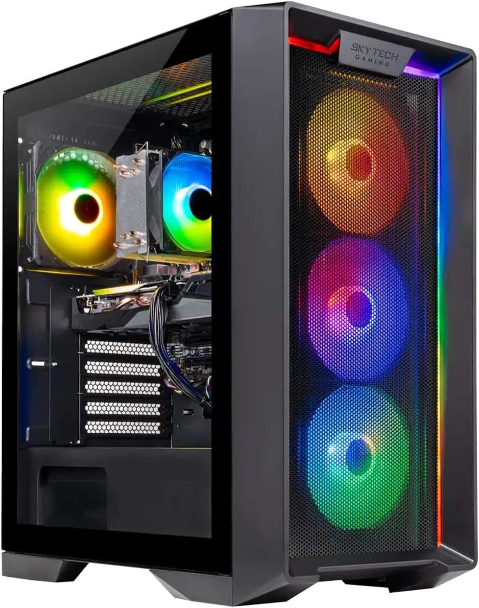Skytech Nebula Gaming PC Desktop with Intel i5 and RTX 5060