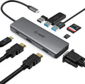 TOTU Docking Station USB C Hub 9-in-1 - Triple Display Productivity
