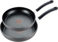 T-fal Ultimate Hard Anodized Nonstick Fry Pan Set 2 Piece - Durable