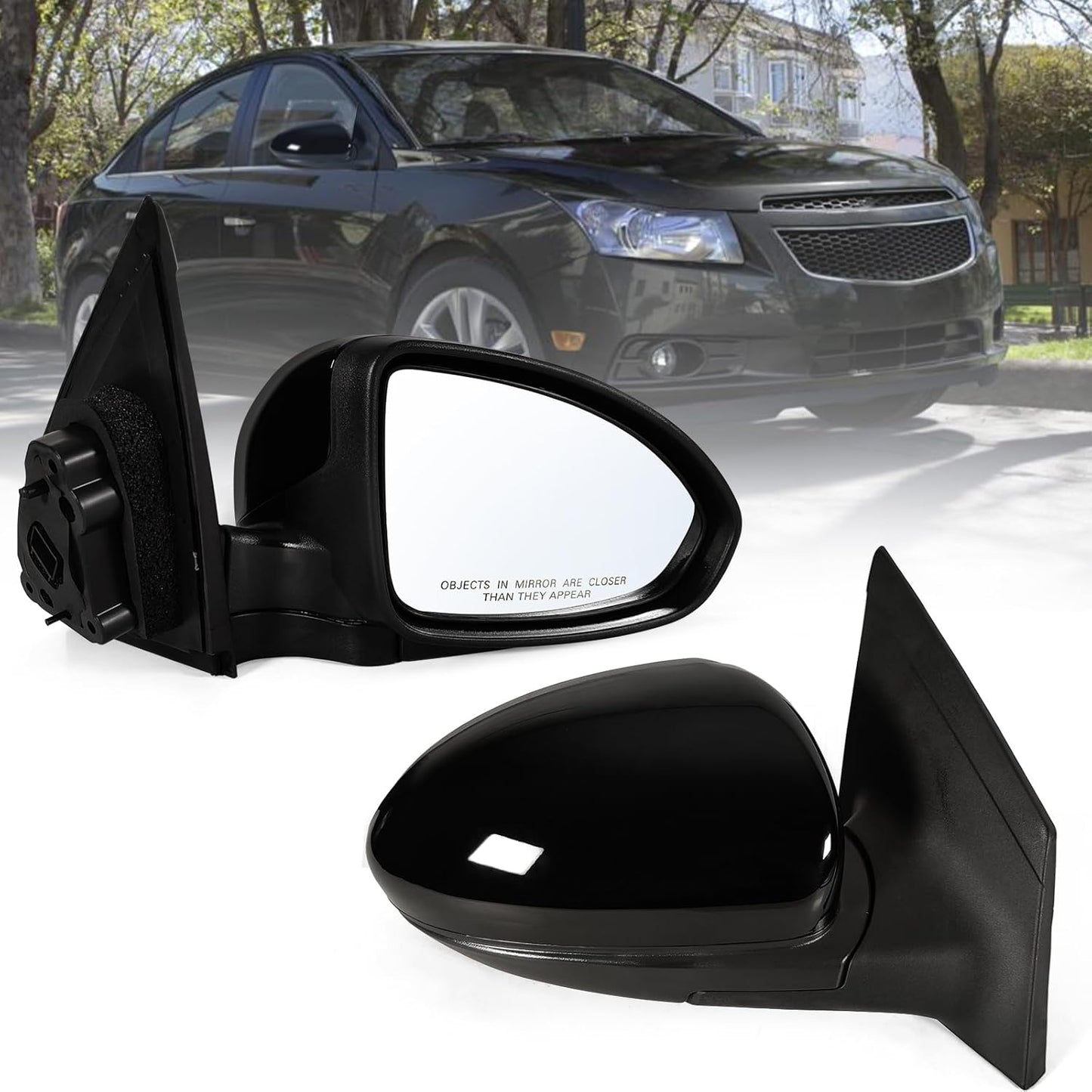 Right Passenger Side Mirror for 2011-2015 Chevy Cruze Sedan
