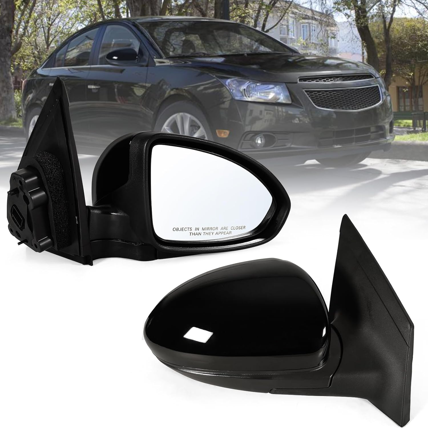 Right Passenger Side Mirror for 2011-2015 Chevy Cruze Sedan
