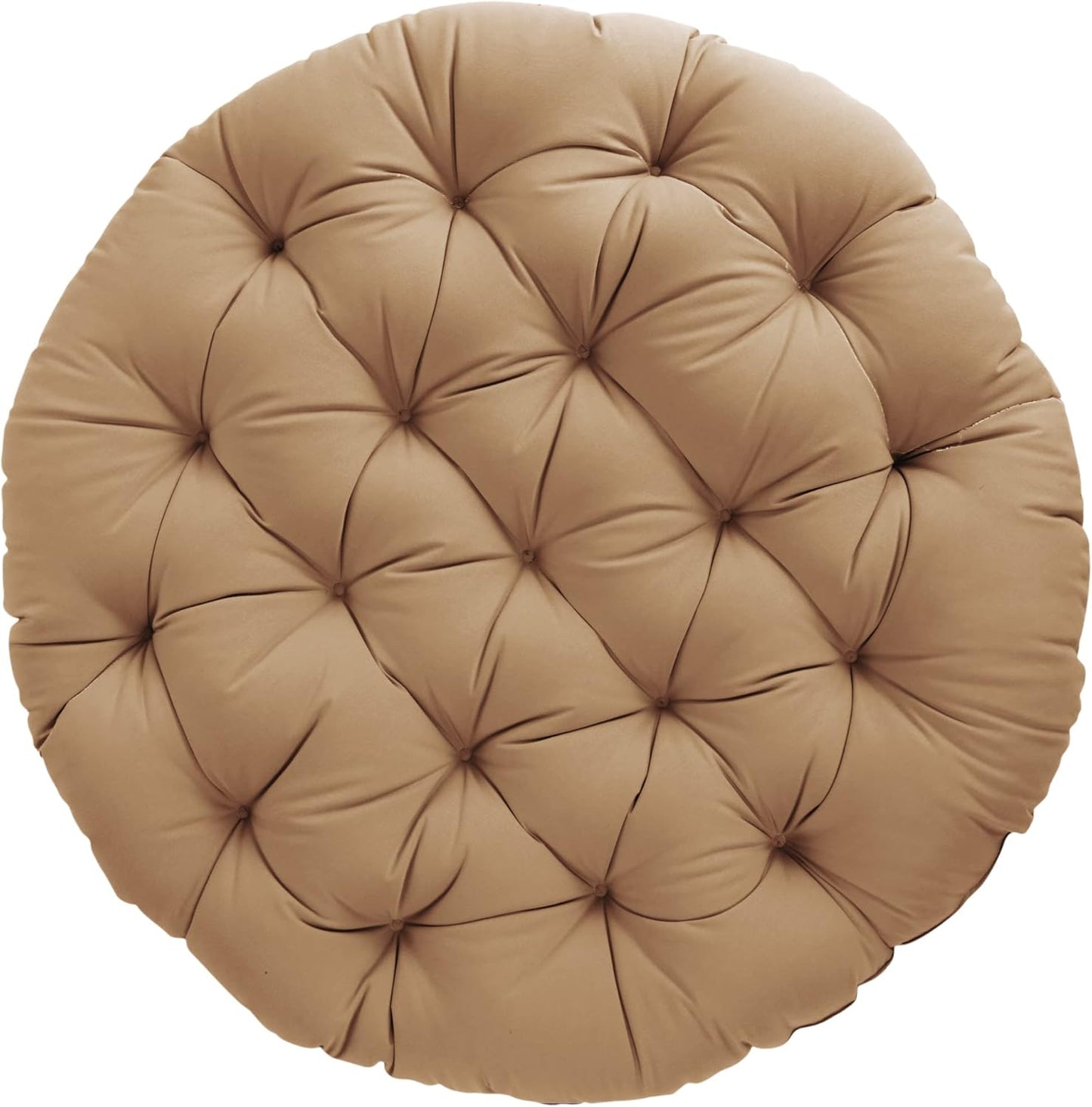 Sorra Home Tufted Papasan Cushion - Comfy Round Floor Pillow