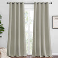 NICETOWN Natural Blackout Curtains Panels 52 x 92 in - Thermal Noise