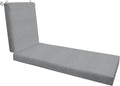 Honeycomb Outdoor Chaise Lounge Cushion 22.5 x 70 - Textured Platinum