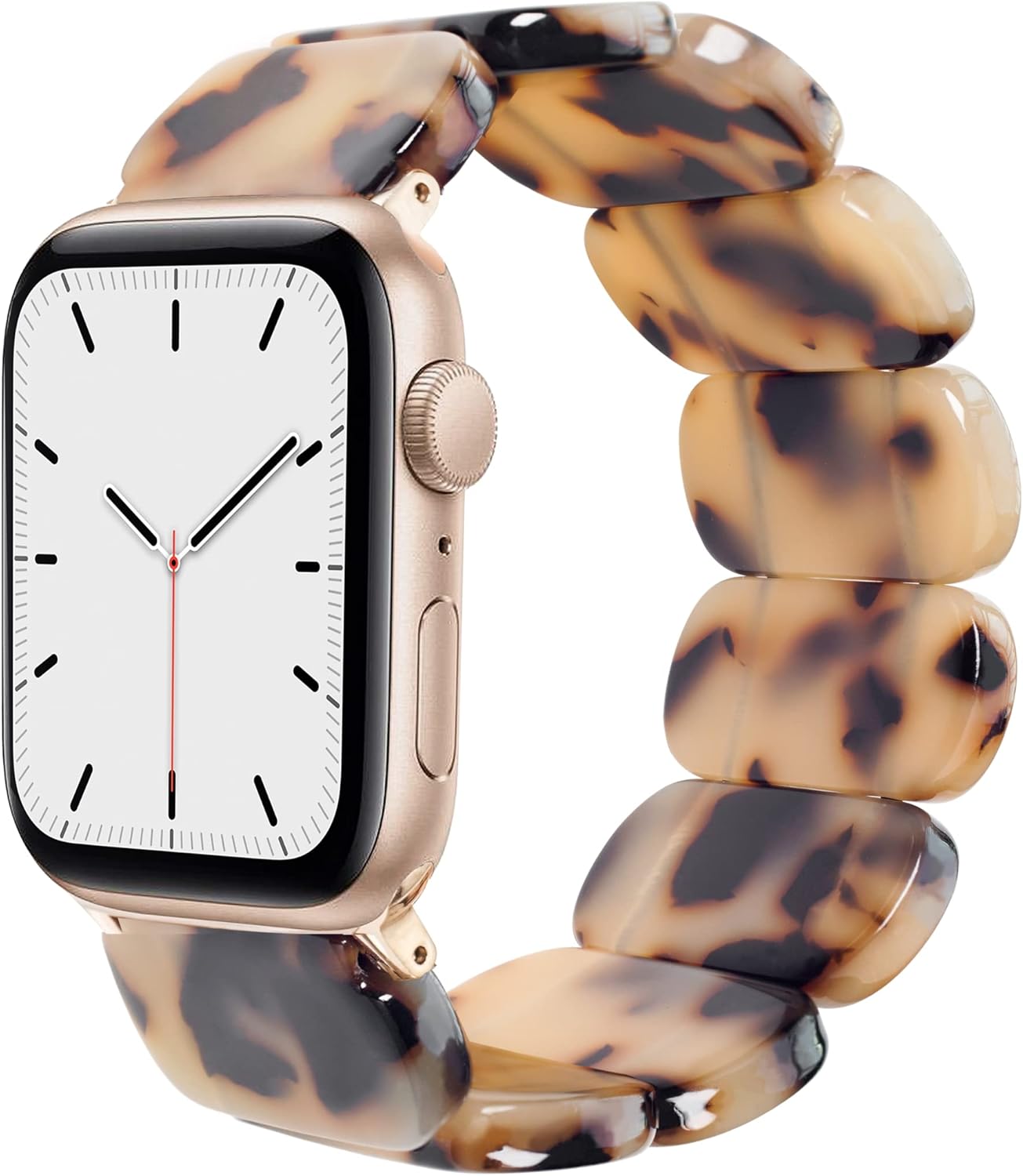 Heesch Tortoise Apple Watch Band: Cute Resin Strap for Stylish Wrists
