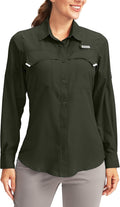 Pudolla Women's UPF 50+ Sun Protection Long Sleeve Shirt - Lightweight