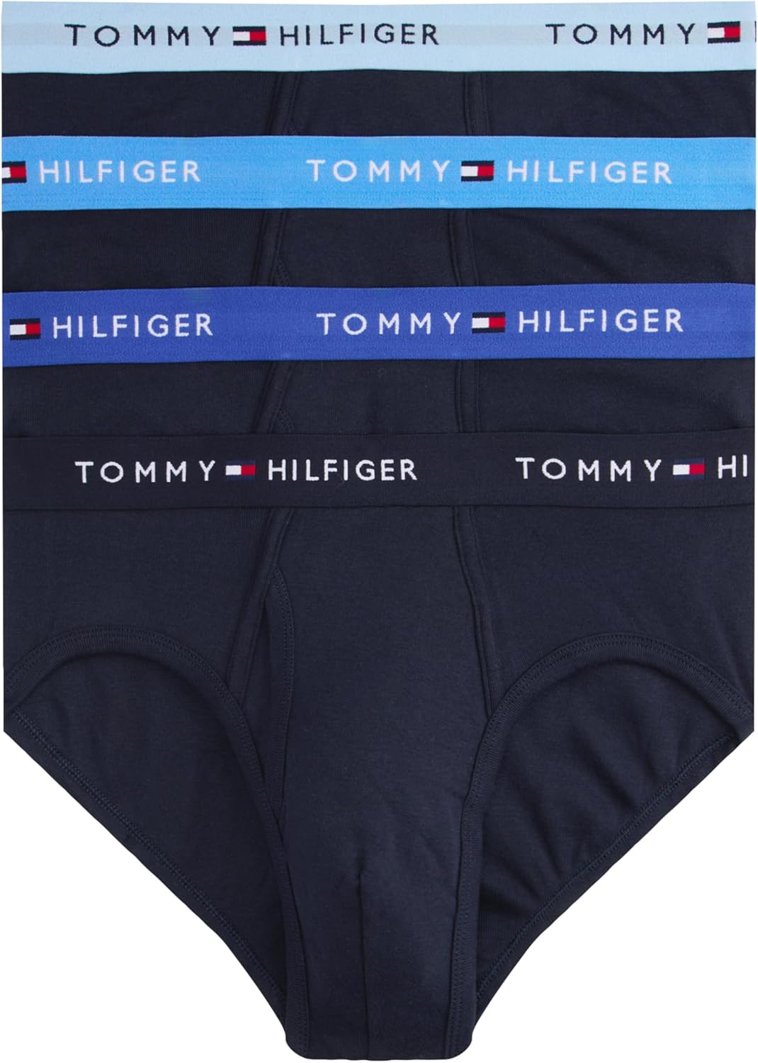 Tommy Hilfiger Men's Cotton Classic Briefs 4-Pack for Comfort