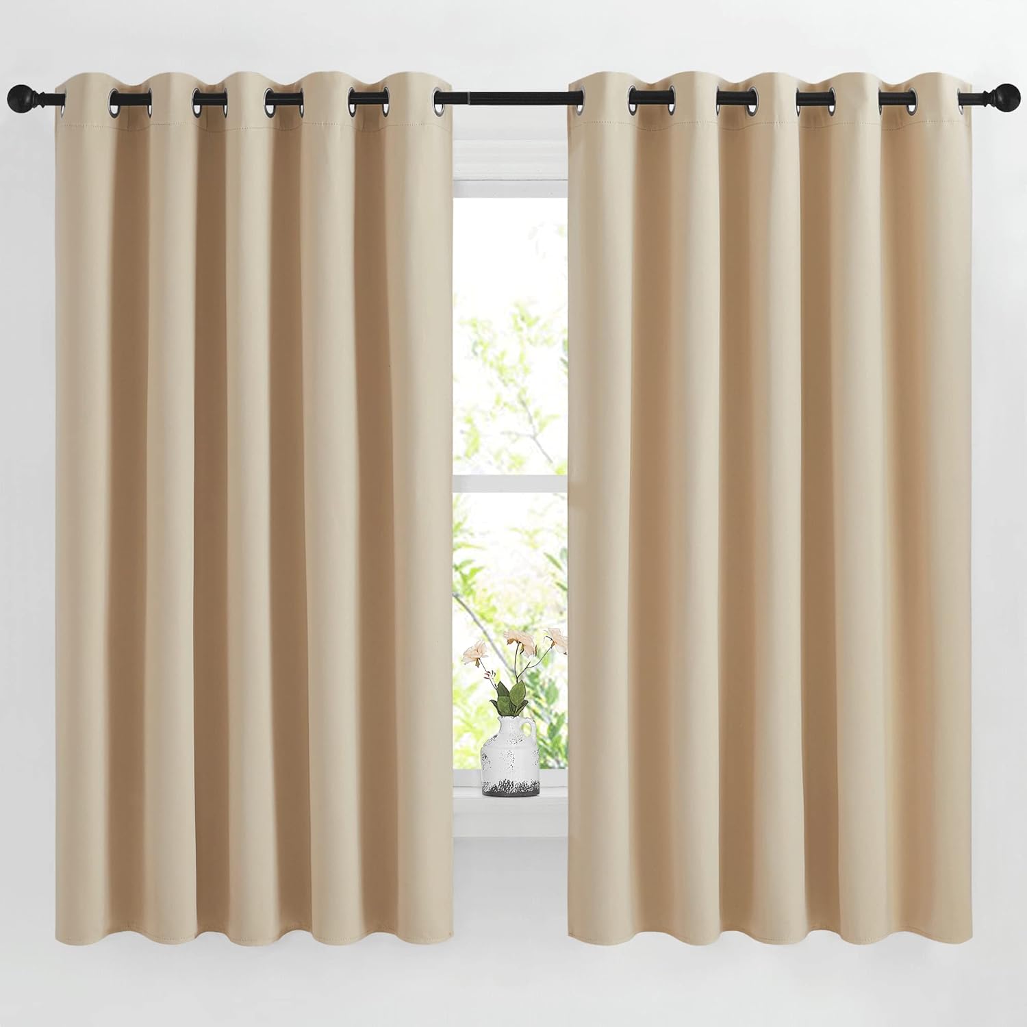 NICETOWN Blackout Draperies Curtains Panels for Bedroom Sleep