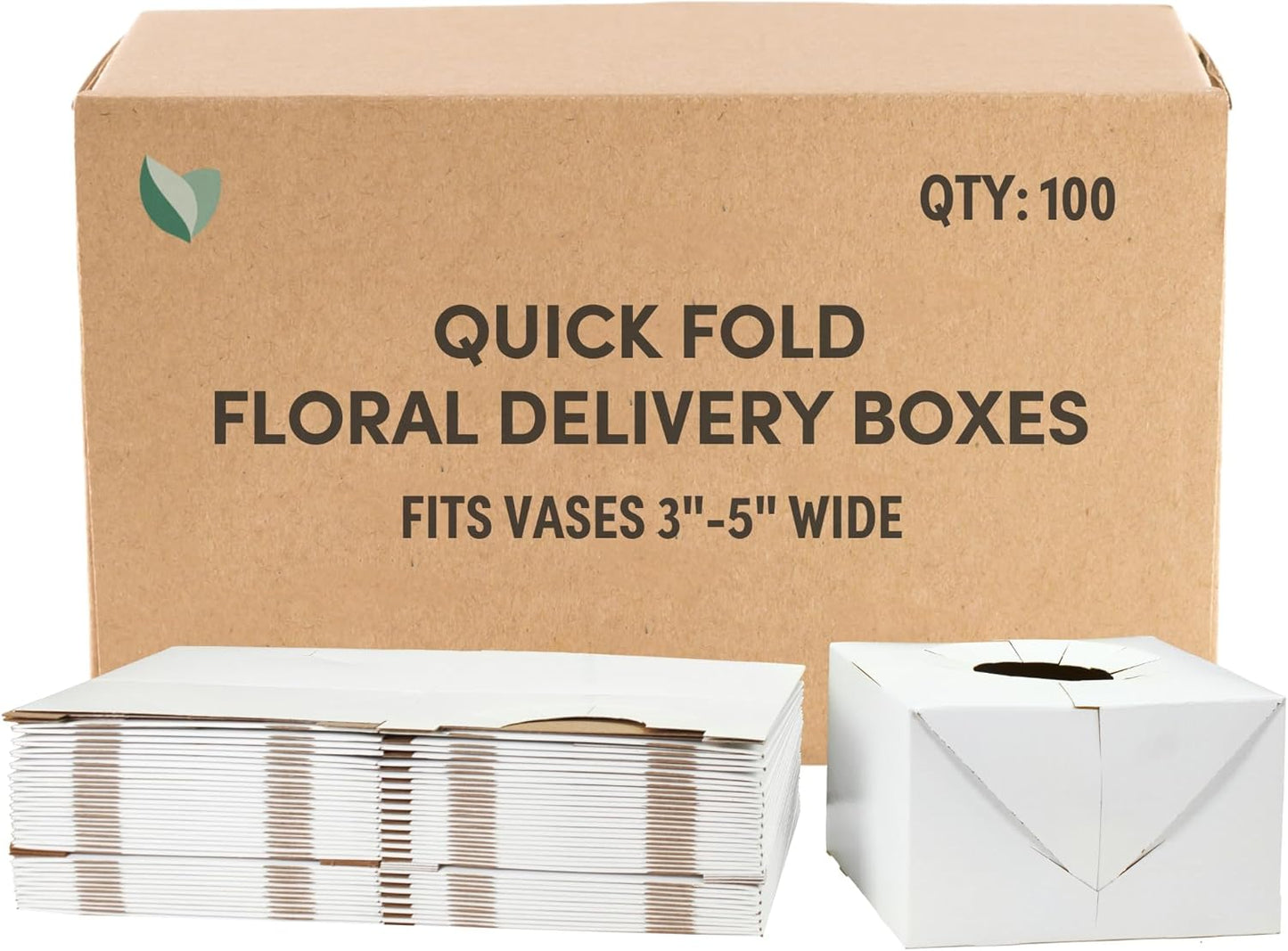 Quick Fold Florist Delivery Box for Secure Floral Arrangements