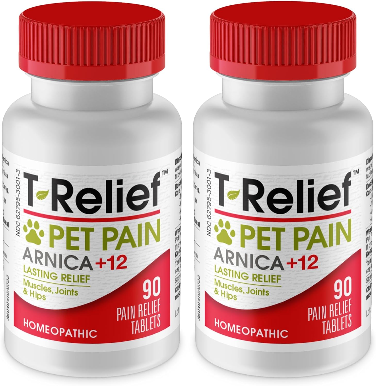 T-Relief Pet Pain Relief with Arnica for Dogs & Cats - 90 Tablets