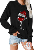 Santa Hat Graphic Xmas Sweater - Festive Chic!
