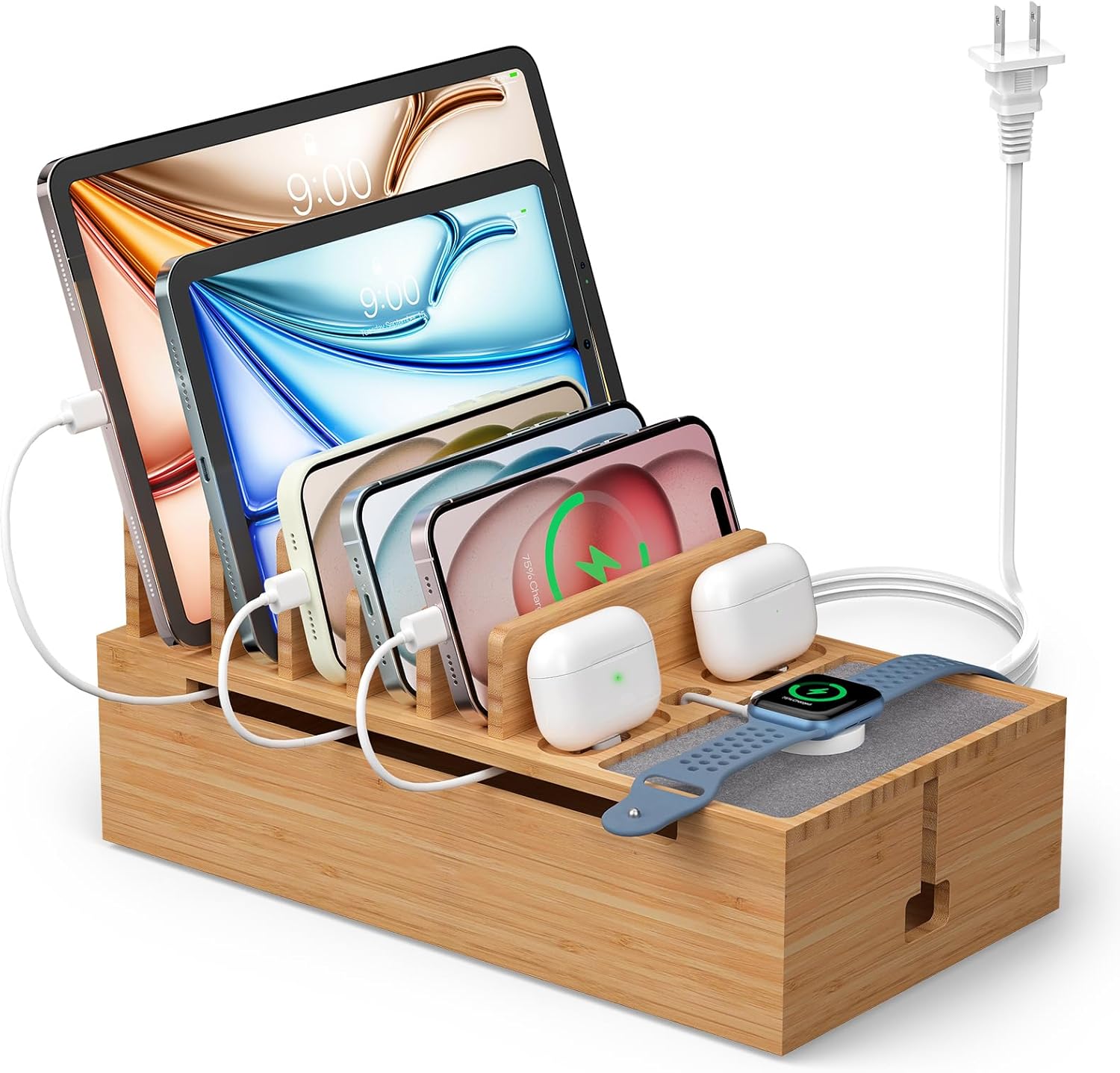 Pezin & Hulin Cell Phone Charging Station for Multiple Devices
