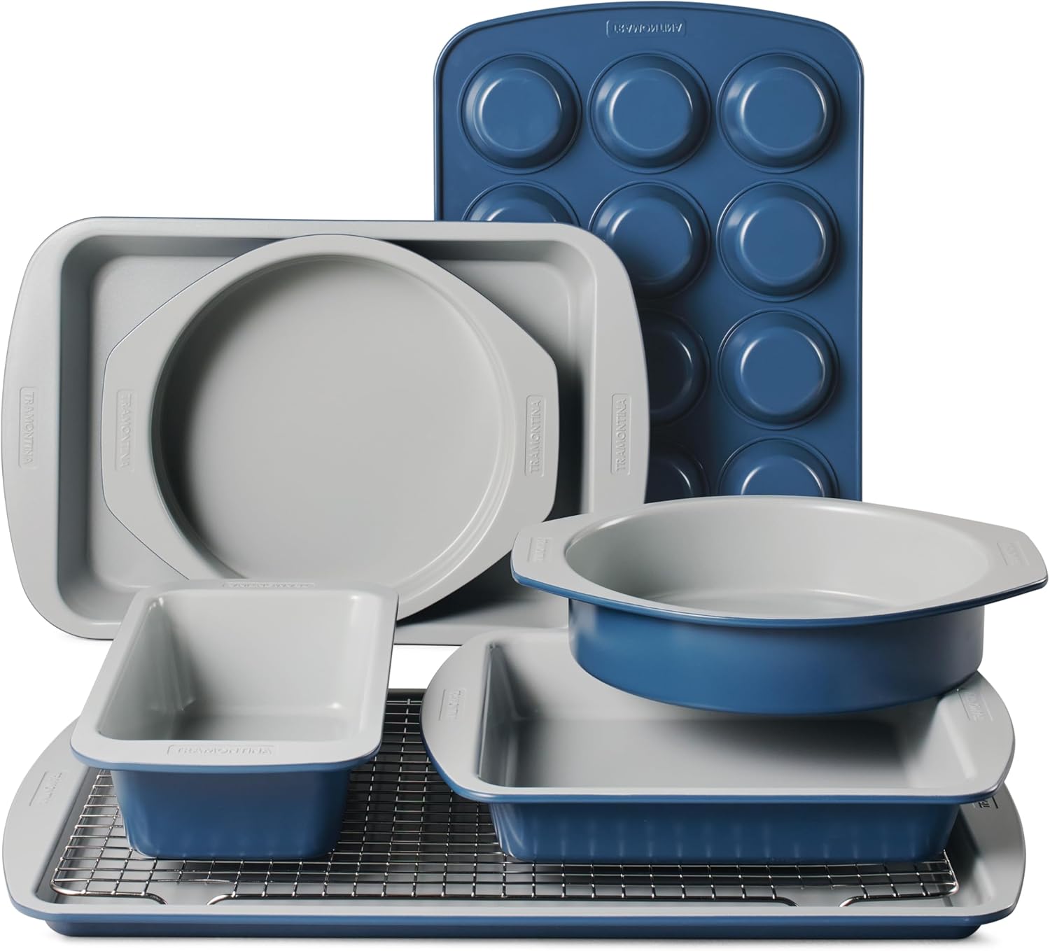 Tramontina Rise 8-Piece Ceramic Baking Pans Set for All Needs