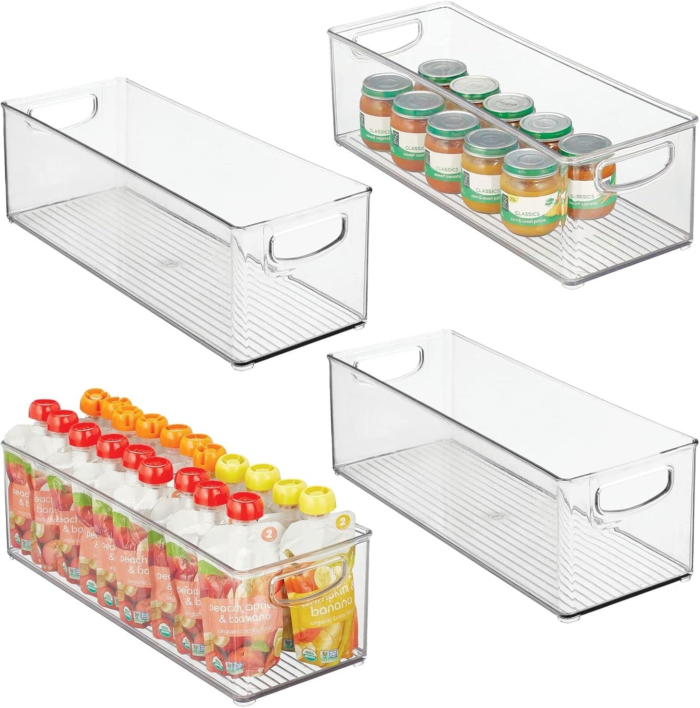 mDesign Plastic Baby Room Organizer Bin for Toys and Clothes