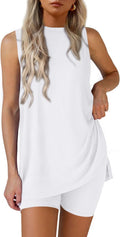 PRETTYGARDEN 2 Piece Summer Lounge Shorts Set (Style FH5V)